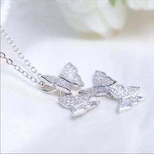 Brand new 925 silver butterfly necklace